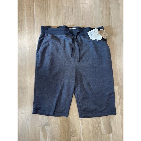 NWT Men’s Free Planet Dark Gray Shorts Draw String Organic Sustainable Size 2X - Picture 1 of 6